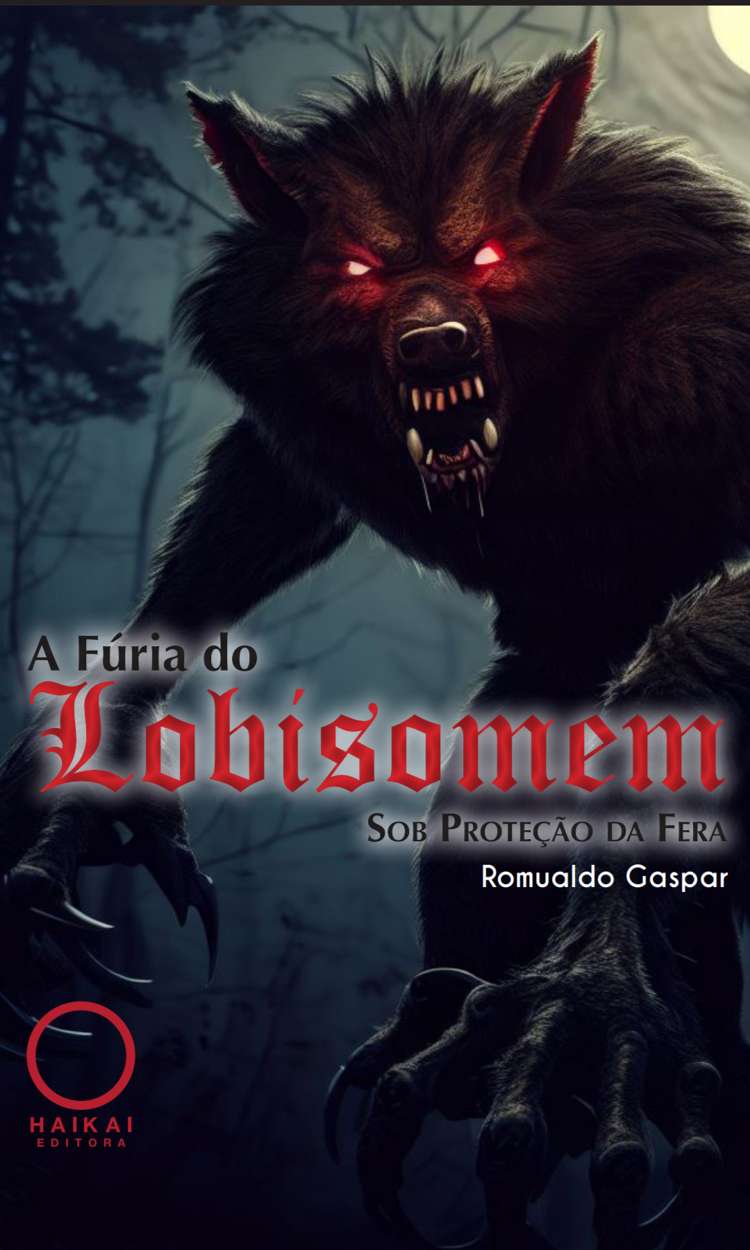 Capa original de A Fúria do Lobisomem: Sob proteção da fera