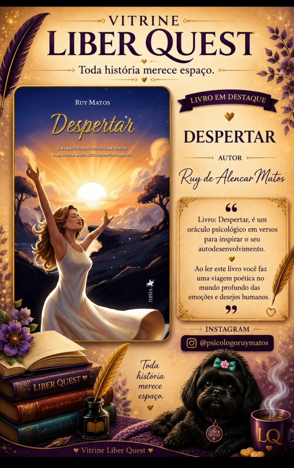 Card da Vitrine Liber Quest para Despertar, de Ruy de Alencar Matos